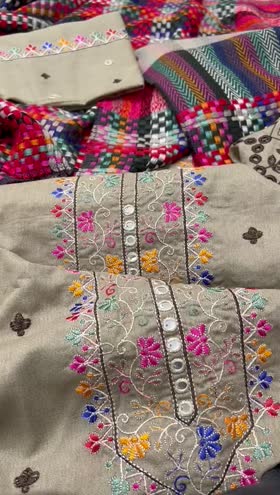 Rs 3750 Winter Emb 3 pc warm shawl Rs 3750 Winter Emb 3 pc warm shawl